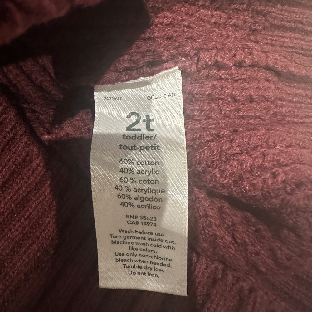 🎉BUNDLE 10 for $20🎉 CARTERS • Toddler boy sweater - Picture 3 of 3